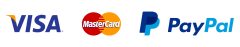 [CITYPNG.COM]HD Visa MasterCard & Paypal Payment Methods Logos PNG - 2000x2000